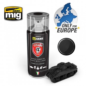 AMMO TTH100 TITANS HOBBY Black Matt Primer