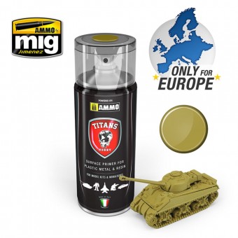 AMMO TTH111 TITANS HOBBY Desert Yellow Matt Primer