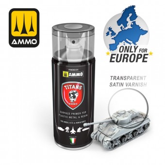 AMMO TTH121 TITANS HOBBY Transparent Satin Varnish