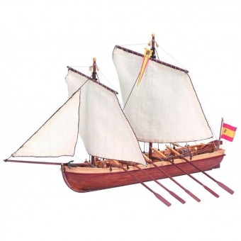 Artesania Latina 19014 1:50 SANTISIMA TRINIDAD CAPTAIN LONGBOAT - Wooden Model Ship Kit