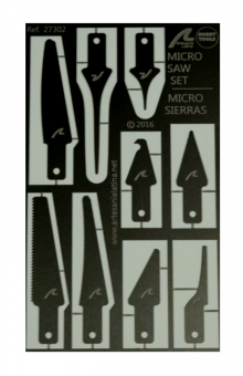 Artesania Latina 27302 Set of Micro Saws and Cyanoacrylate Applicator for Cutter NO.1 & NO. 5