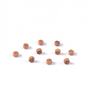 Artesania Latina 8501 Dead Eye Wooden Boxwood Vigota Dia. 2.5 mm (10 pcs.) for Naval Modeling