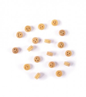 Artesania Latina 8502 Dead Eye Wooden Boxwood Vigota Dia. 3.5 mm (18 pcs.) for Naval Modeling
