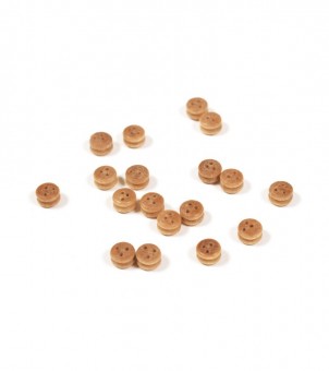 Artesania Latina 8507 Dead Eye Wooden Walnut Dia. 3.5 mm (18 pcs.) for Naval Modeling