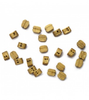 Artesania Latina 8525 Double Block In Walnut 4 mm (18 pcs.) for Model Ships