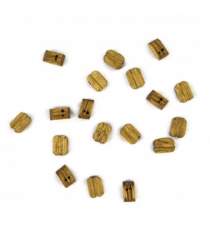 Artesania Latina 8526 Double Block In Walnut 5 mm (18 pcs.) for Model Ships