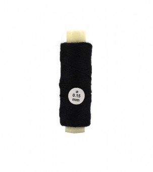 Artesania Latina 8811 Cotton Thread: Black Diameter 0.15 mm and Length 40 meters