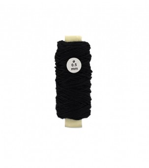 Artesania Latina 8812 Cotton Thread: Black Diameter 0.50 mm and Length 20 meters