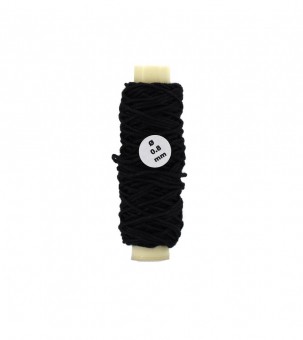 Artesania Latina 8813 Cotton Thread: Black Diameter 0.80 mm and Length 10 meters