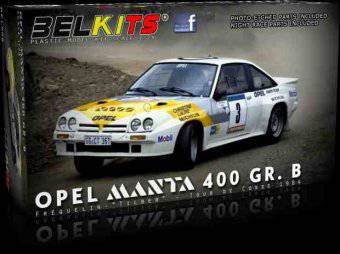 BELKITS BEL008 OPEL MANTA 400 GR.B Tour de corse 1984 Frequelin -Tilber 1:24