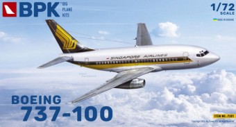 Big Planes Kits BPK7201 Boeing 737-100 Singapore Airlines 1:72