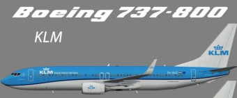 Big Planes Kits BPK7219 Boeing 737-800 KLM 1:72