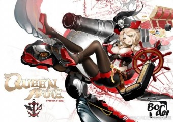 Border Model BA-003 Pirate Captain Queen Anne 1:10