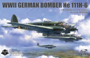 Border Model BF-018 WW2 German Bomber He 111H-6 1:35