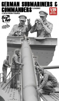 Border Model BR-003 German Submarines & Commanders (Loading) 5 pcs Resin Figures 1:35