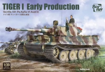 Border Model BT-010 Tiger I Early Production Sd.Kfz.181 Pz.Kpfw.VI Ausf.E 1:35
