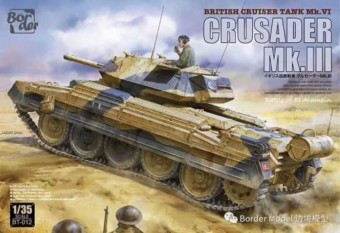 Border Model BT-012 British Cruiser Tank Mk.VI Crusader Mk.III 1:35