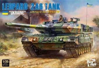Border Model BT-031 Leopard 2A6 Tank Ukraine 1:35
