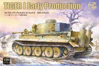 Border Model BT-034 Tiger I Early Production Sd.Kfz.181 Pz.Kpfw. VI Ausf. E Battle of Kharkov 1:35