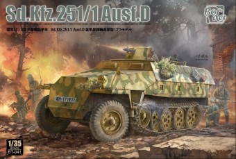 Border Model BT-041 Sd.Kfz.251/1 Ausf.D w/ Workable Tracks & Interiors 1:35