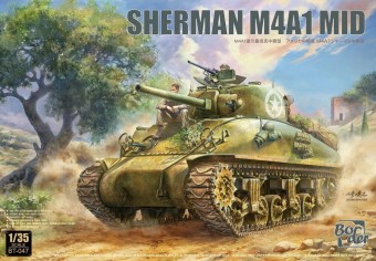 Border Model BT-047 Sherman M4A1 MID 1:35
