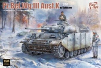 Border Model BT-048 Pz.Bef.Wg.III Ausf.K w/ Shurzen 2 in 1 1:35