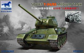 Bronco Models MB32001 Soviet  T-34/85 Medium Tank 1:32