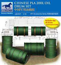 Bronco Models AB3519 Chinese PLA 200L Oil Drum set 1:35
