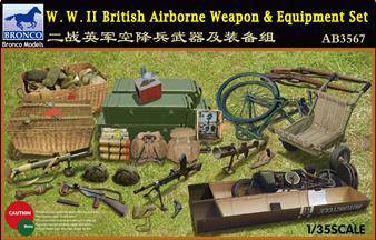 Bronco Models AB3567 W.W.II British Airborne Weapon&Equipment Set 1:35