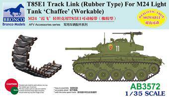 Bronco Models AB3572 T85E1 Track Link (Rubber Type) For M24 Light Tank Chaffee (Workable) 1:35
