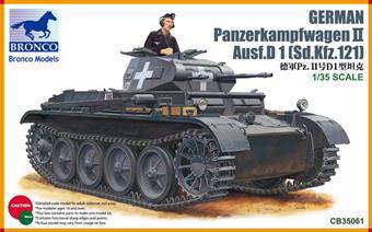 Bronco Models CB35061 PanzerKampfwagen II Ausf D1 1:35