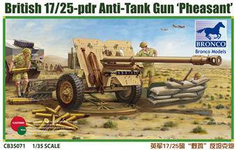 Bronco Models CB35071 British 17/25 pdr Anti-Tank Gun PHEASANT 1:35