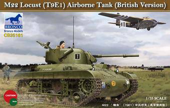 Bronco Models CB35161 M22 Lucust (T9E1) Airborne Tank (British Version) 1:35