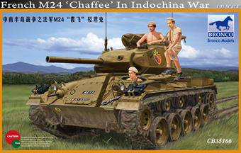 Bronco Models CB35166 French M24 Chaffee in Indochina War 1:35