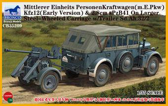 Bronco Models CB35209 Mittlerer Einheits PersonenKraftwagen (m.E.PKW)Kfz12(Early Version)&2,8cmSPz 1:35