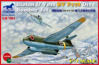 Bronco Models GB7001 Blohm & Voss BV P178 Dive Bomber Jet 1:72