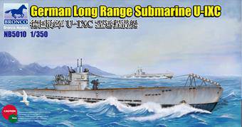 Bronco Models NB5010 German Long Range Submarine Type U-IXC 1:350