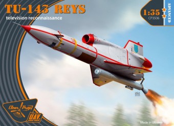 Clear Prop CP3506 Tu-143 Reys television reconnaissance 1:35