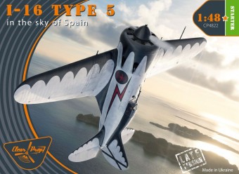 Clear Prop CP4822 I-16 type 5 (in the sky of Spain late version) 1:48