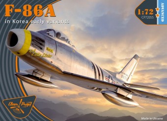 Clear Prop CP72055 F-86A in Korea early variants 1:72