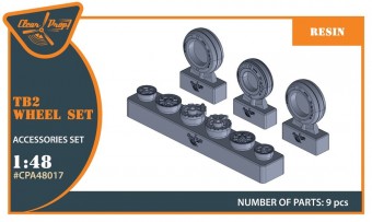 Clear Prop CPA48017 TB.2 wheel set 1:48