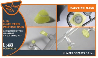 Clear Prop CPA48021 I-16 (late version) painting mask for CP kit 1:48