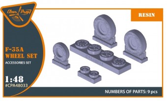 Clear Prop CPA48033 F-35A wheel set 1:48