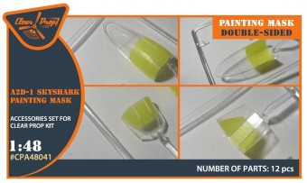 Clear Prop CPA48041 A2D-1 Skyshark double-sided painting mask for CP kits 1:48
