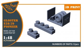 Clear Prop CPA48044 Gloster E28/39 Pioneer wheel set 1:48