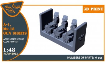 Clear Prop CPA48053 Mk.18, A-1 gun sights 1:48