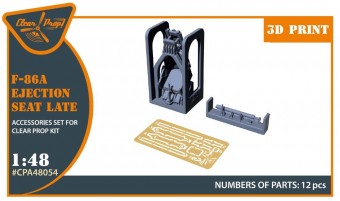 Clear Prop CPA48054 F-86A Ejection seat late for CP kits 1:48