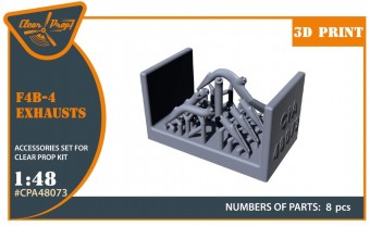 Clear Prop CPA48073 F4B-4 exhausts for CP kits 1:48