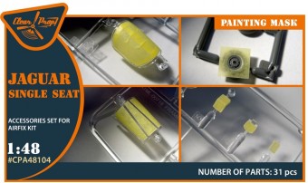Clear Prop CPA48104 Jaguar Single seat painting mask for Airfix kit 1:48