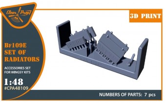 Clear Prop CPA48109 Bf-109E set of radiators for Wingsy Kits 1:48